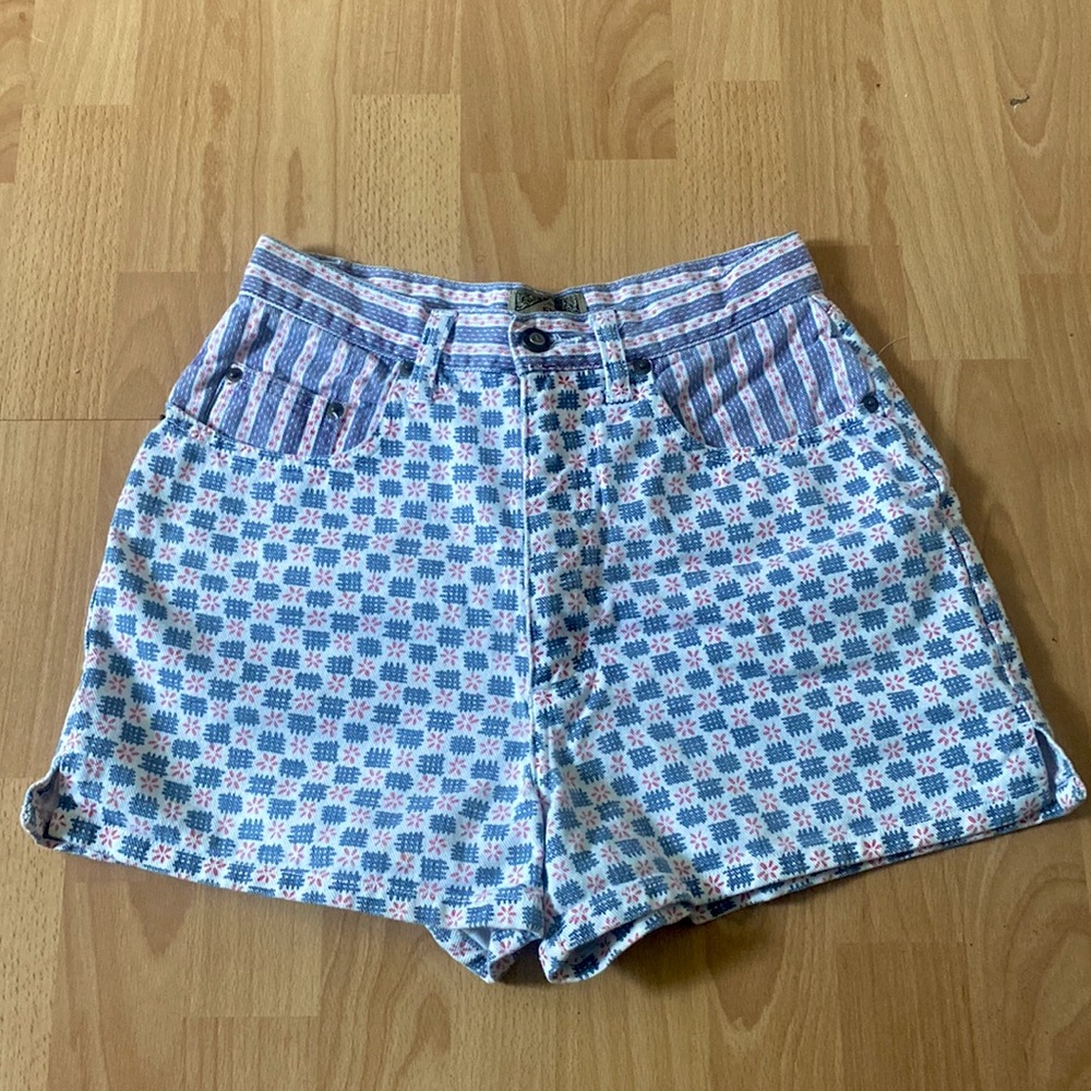 Vintage high waisted denim shorts